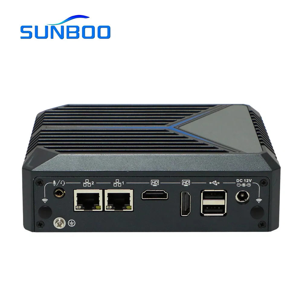 Embedded Fanless Industrial Mini Box Computer for Iiot with Intel J6412