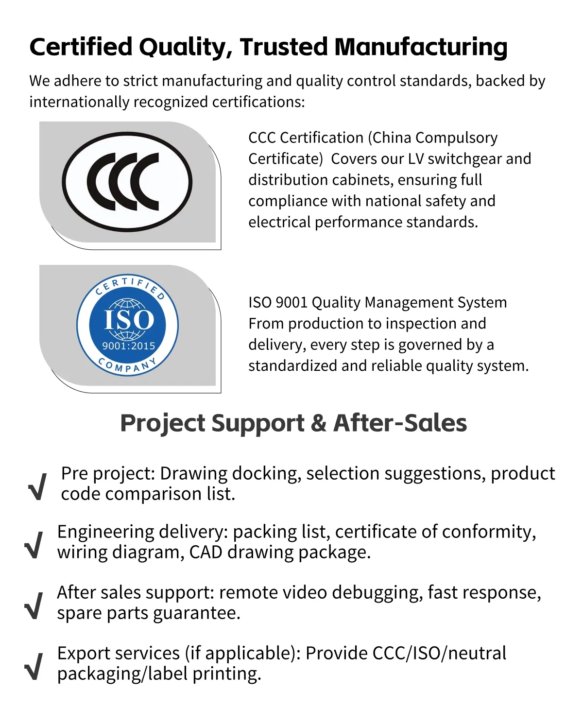 Technical Specifications Banner