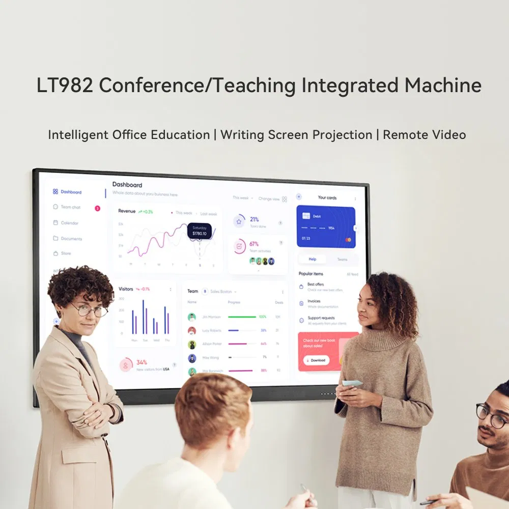 Riotouch Factory Classroom Smart Board Interactive Flat Panel Whiteboard