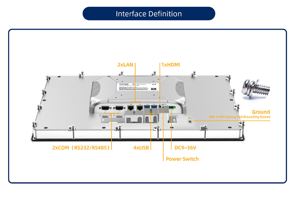 15 Inch Industrial All in One Capacitive Touch Panel Explosionproof Panel PC