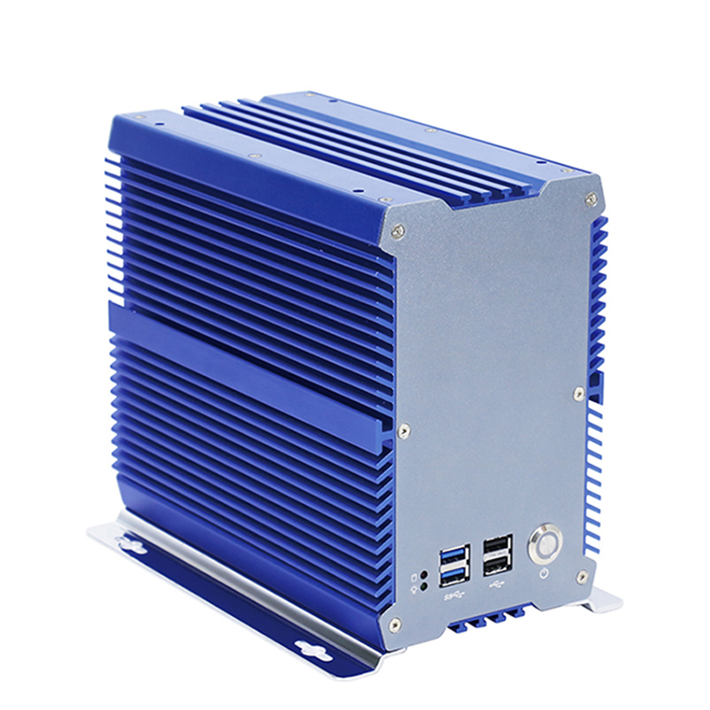 Industrial Computer Fanless Mini PC with Embedded Computer ODM and CE/FCC/RoHS Certification