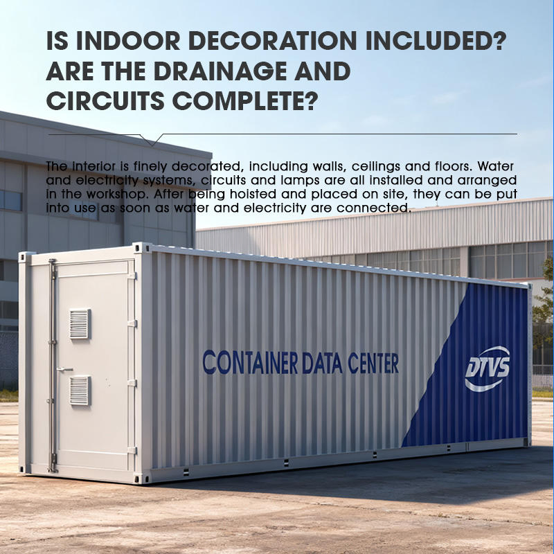 Integrated Mobile Containerized Data Center - Cold Resisteannt Waterproof Anti-Corrosion Scalable for Outdoor Industrial Edge Telecom Data Infrastructure