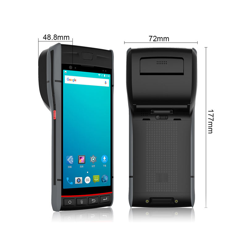 Portable Waterproof Android Handheld PDA Sticker Label Printer Device for Express Logistics Shipping Label Printing