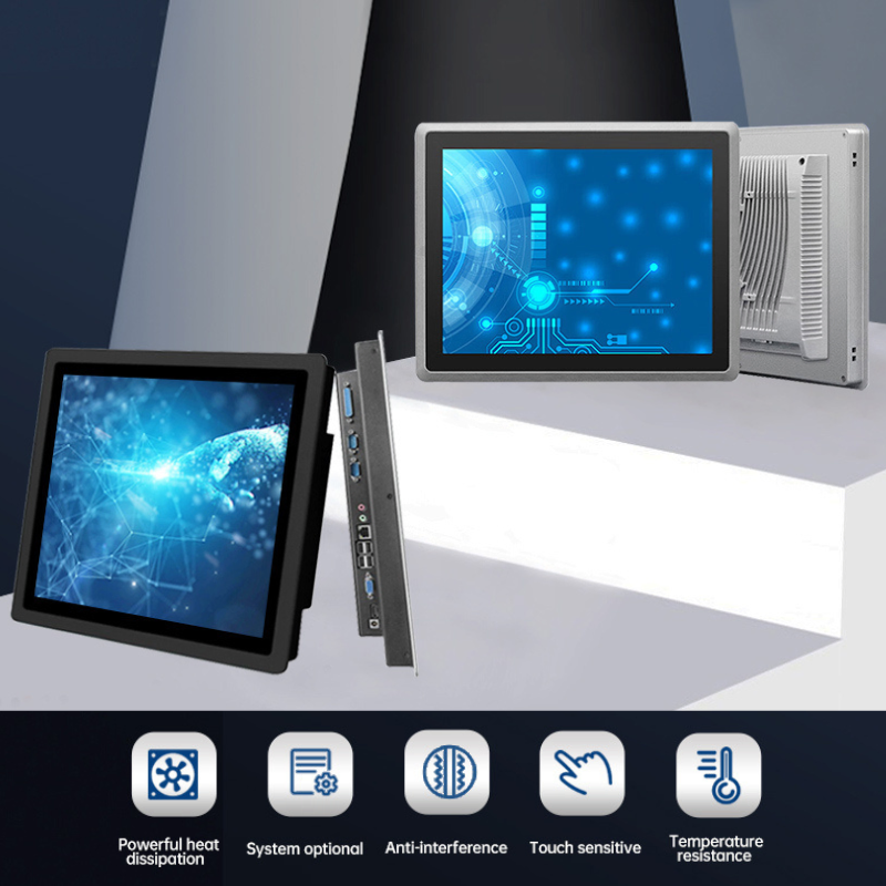 IP65 Waterproof Touchscreen Display with Fanless Industrial PC Design