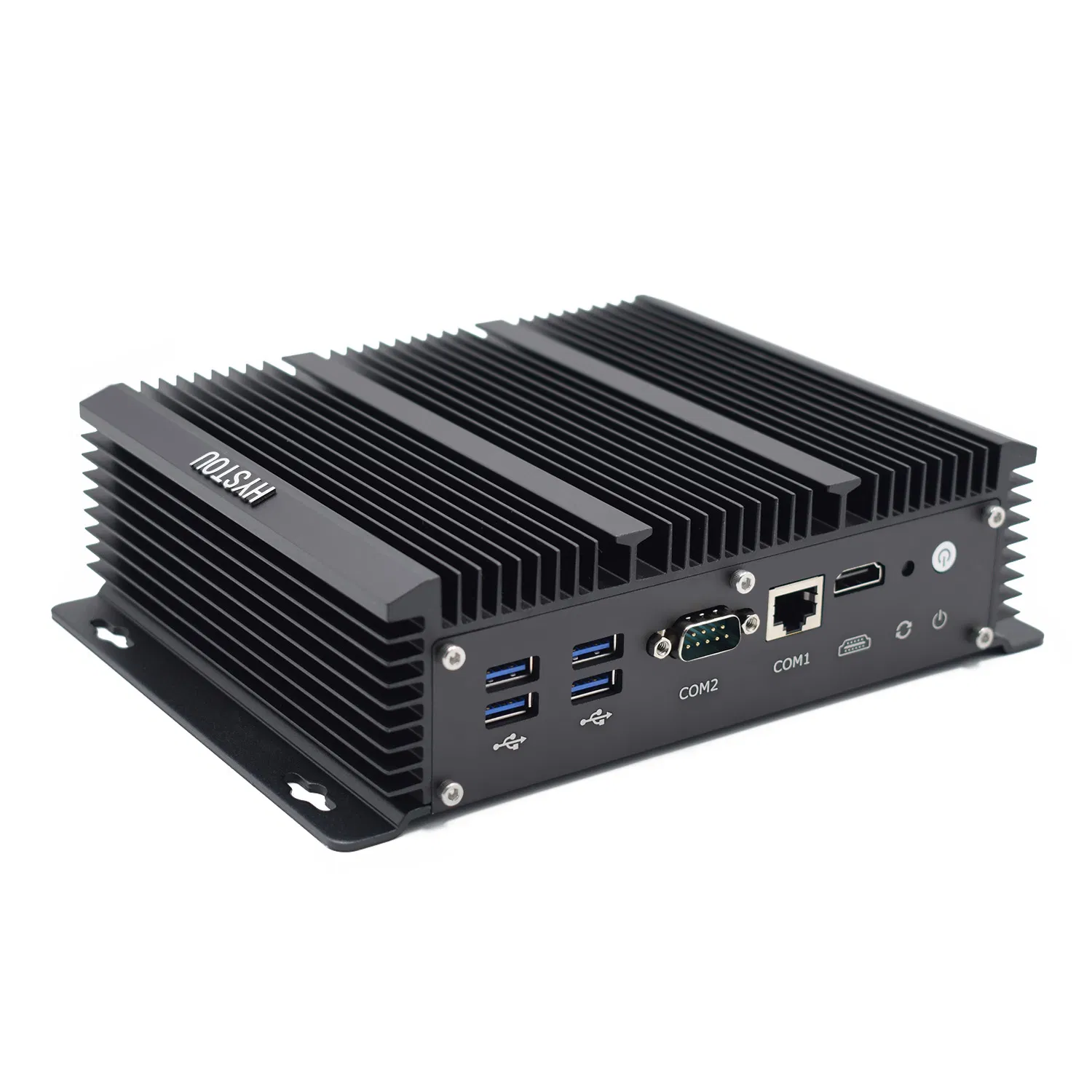 Hystou 6LAN Industrial Embedded Fanless Mini PC Powerful Intel CPU 10th Gen Corei5 Cheap Wholesale Desktop Computer
