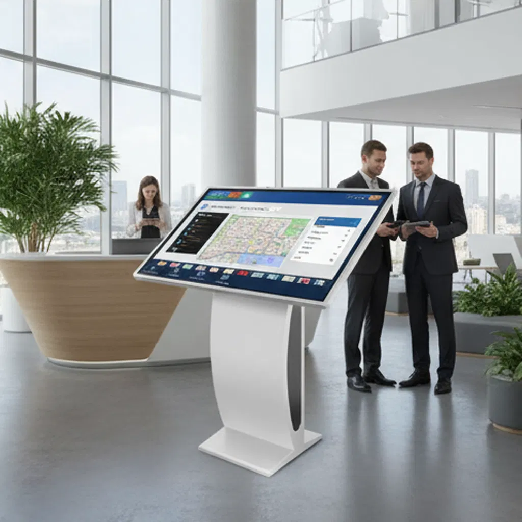 Interactive Ticket Dispenser System with Touch Screen and Scanner