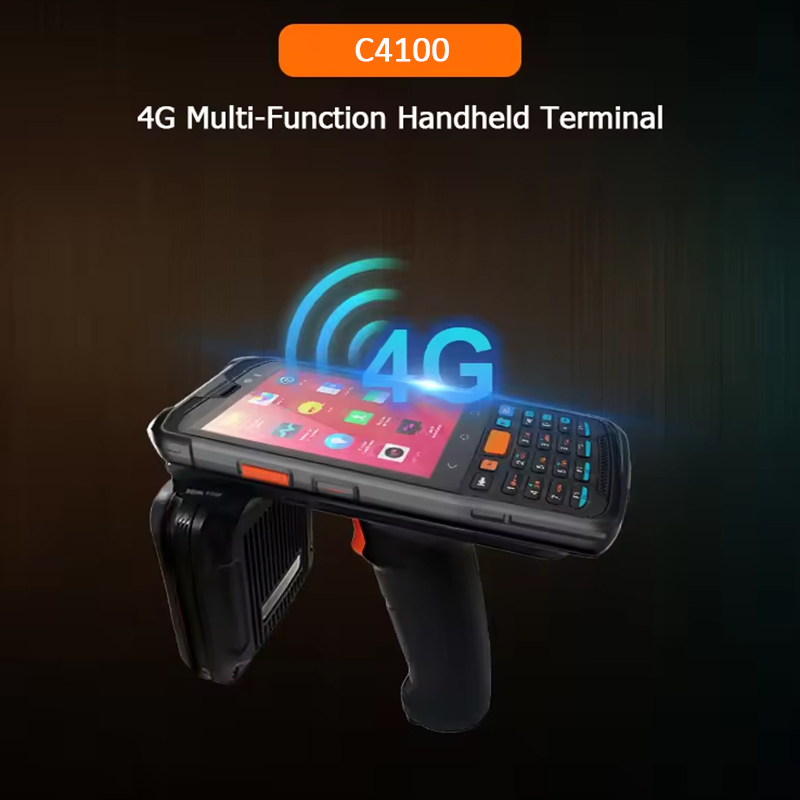 2024 New Pocket Handheld Barcode Scanner Terminal Wireless Touch Screen Rugged PDA Terminal