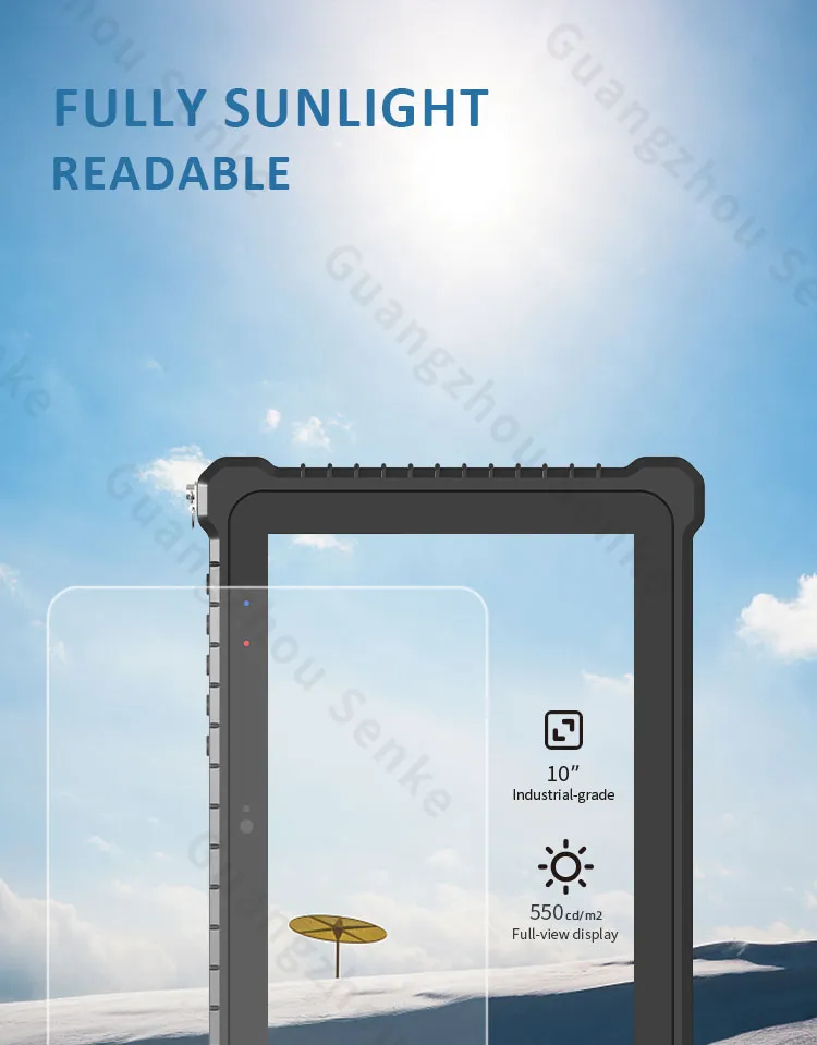 Rugged Tablet Back View