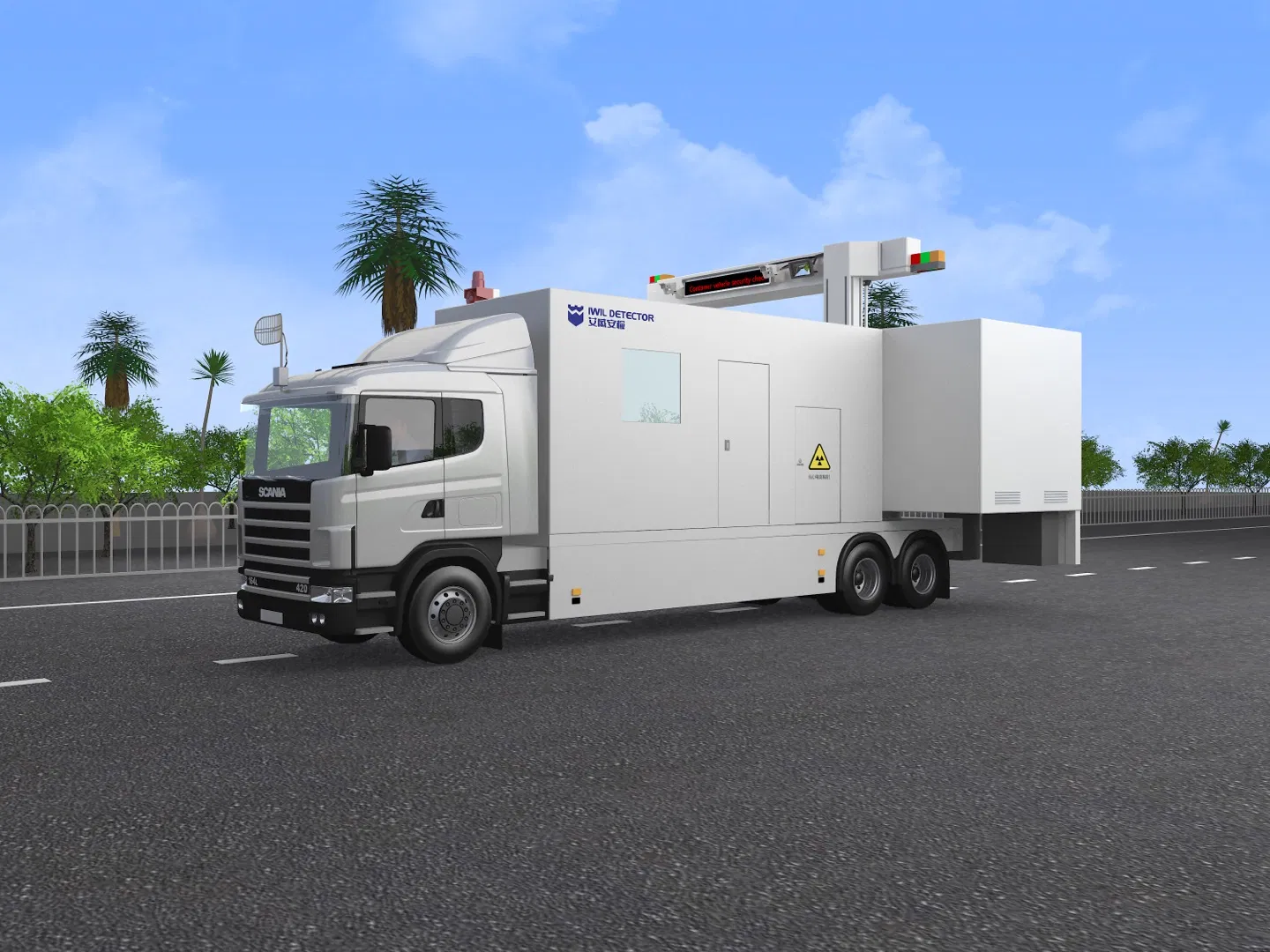 Security Scanning, X-ray Security Inspection System for Container Vehicles