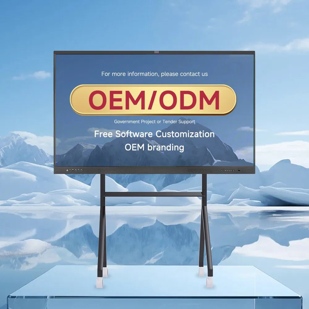 Riotouch 65/75/86 Inch Android 13/14 Interactive Flat Panel Smart Board Classroom Touch Board