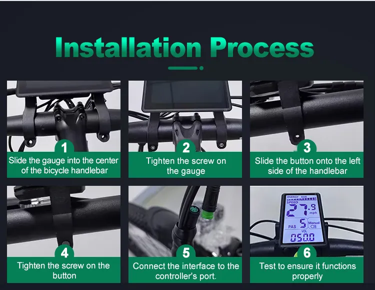 Ebike LCD Screen Detail 5
