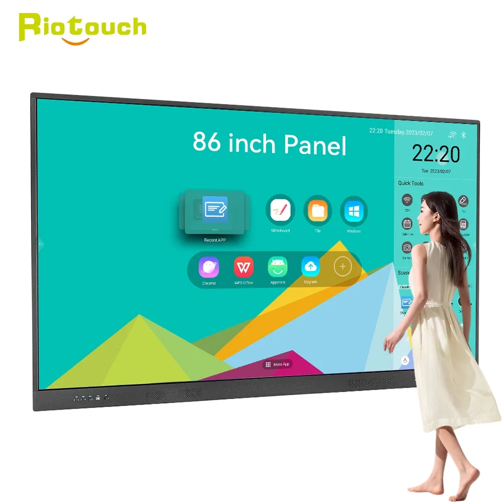 Riotouch Factory Classroom Smart Board Interactive Flat Panel Whiteboard