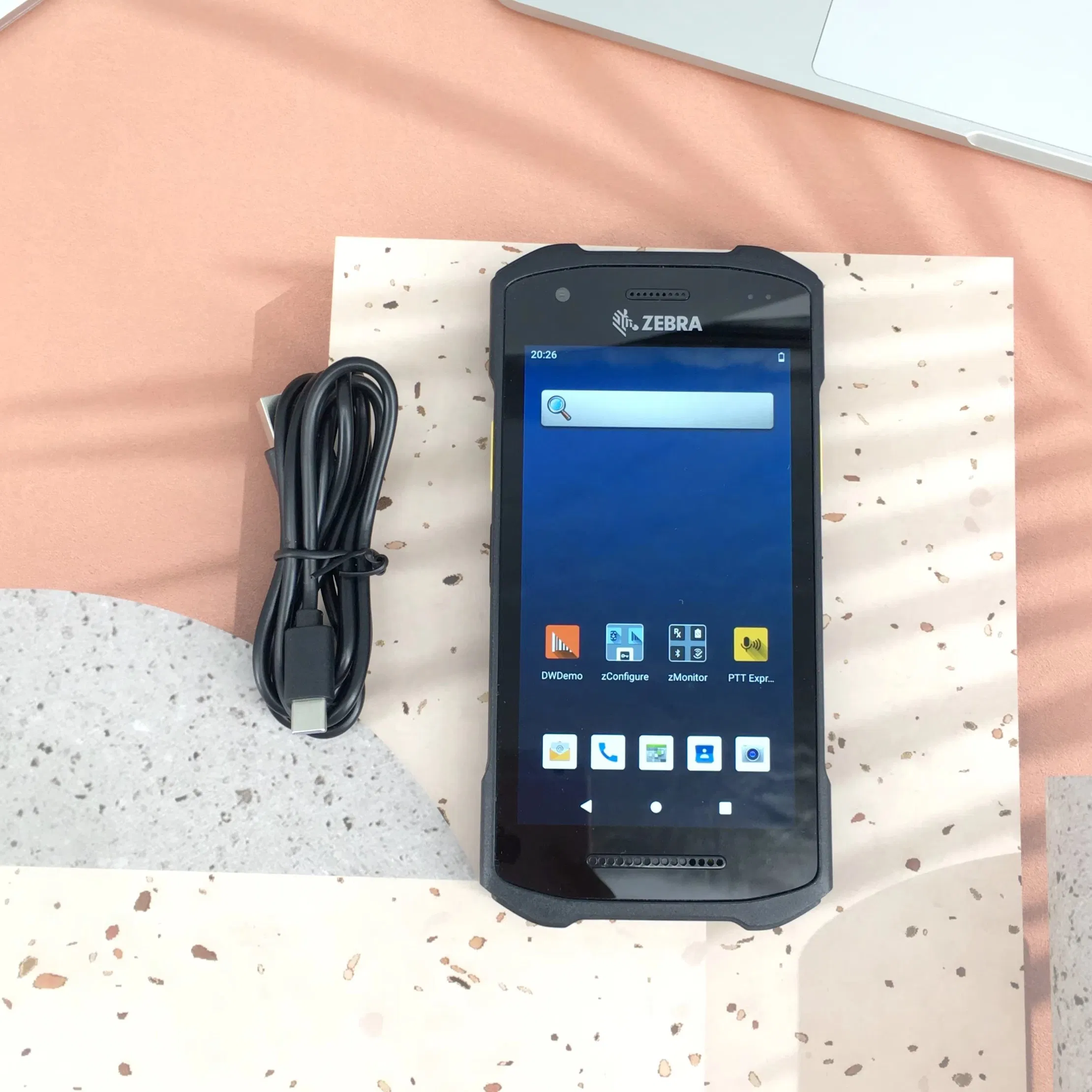 Industrial IP67 Rugged Handheld Terminal Zebra Tc26 4G LTE Data Collector