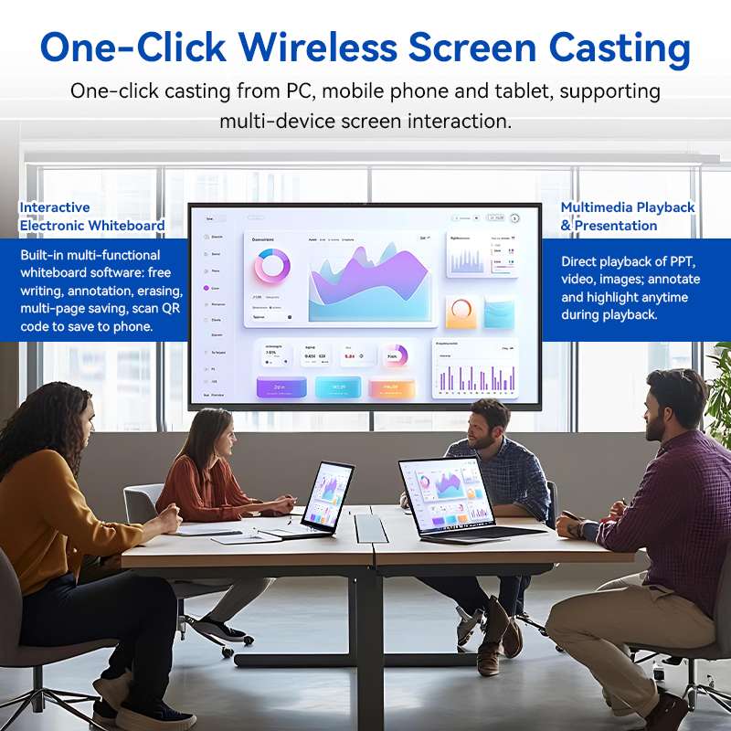 75inch4K Interactive Touch Display for Conference Room