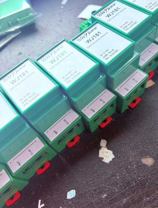 4-20mA or 0-10V to Network Modbus TCP Mqtt Data Collection Module Mes System