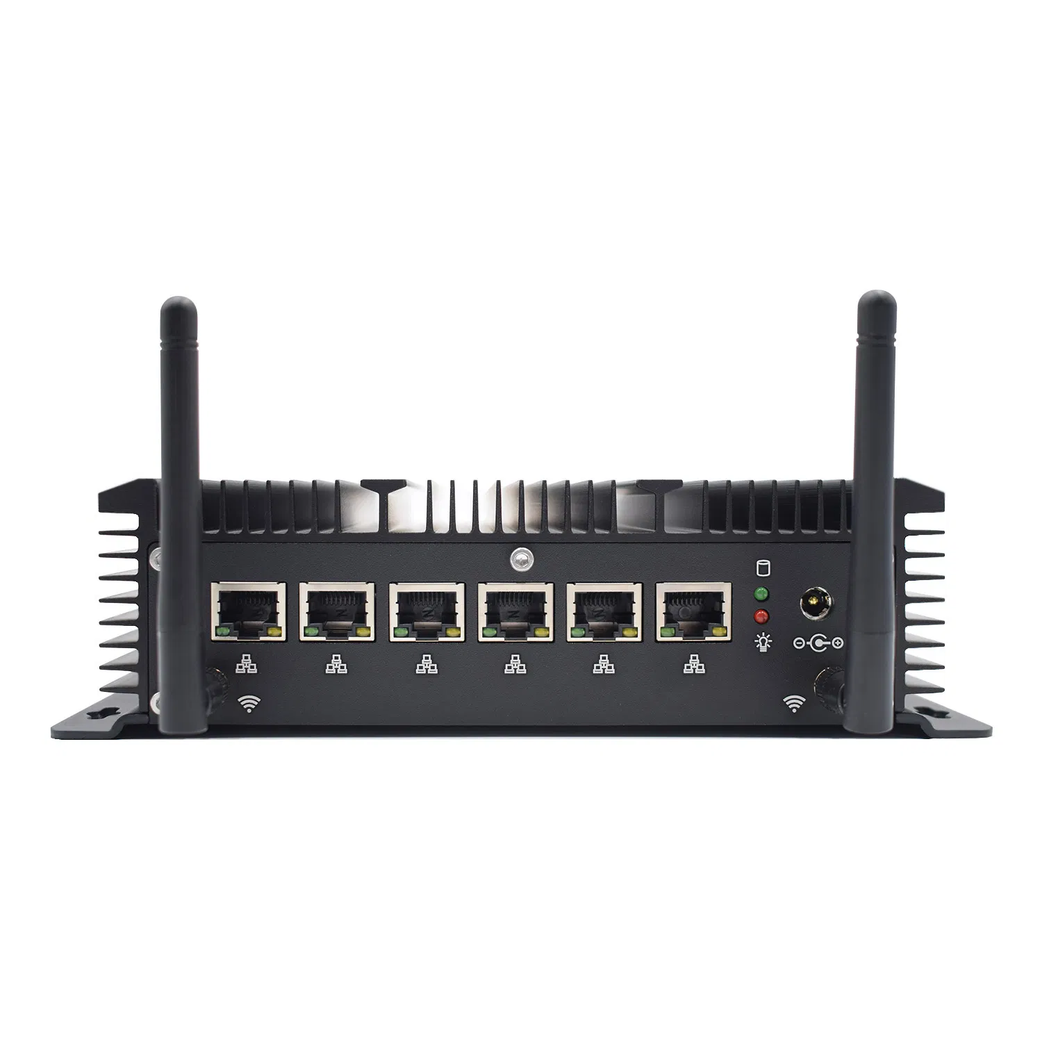 Hystou 6LAN Industrial Embedded Fanless Mini PC Powerful Intel CPU 10th Gen Corei5 Cheap Wholesale Desktop Computer