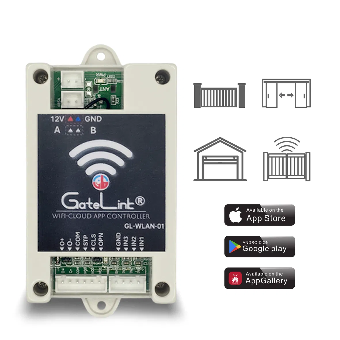 IoT WiFi Door Controller Output Input RS485 for Barrier Gate