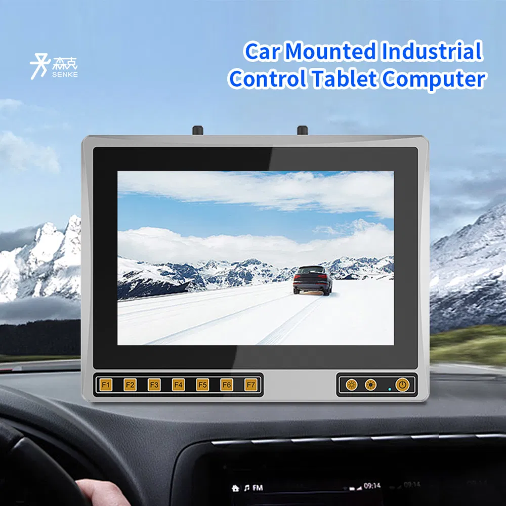 Senke HMI Panel 12.1" Agriculture Engineering Vehicles PC Touch Screen Wall Mount Industrial Screen Panel PC
