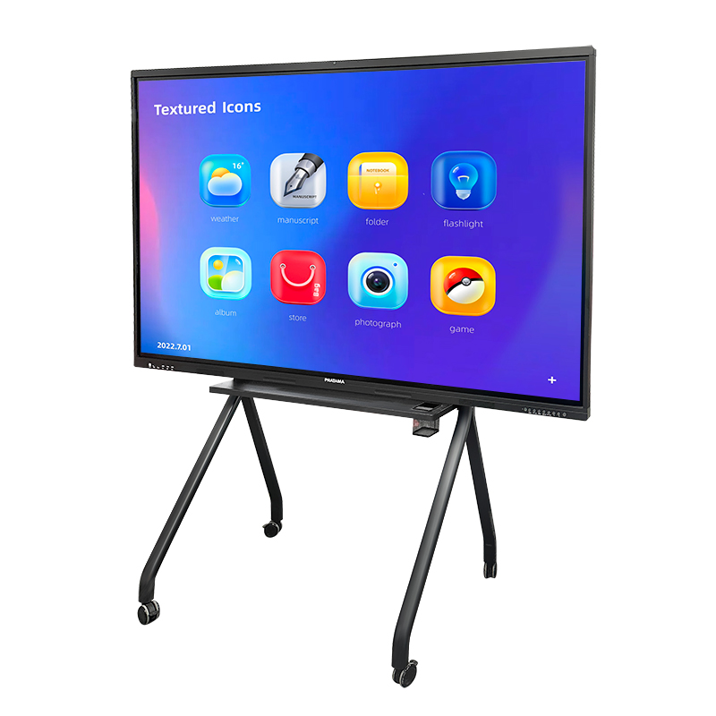 Wireless Control Anti-Glare Smart Board Interactive LCD Writing Flat Panel with Camera