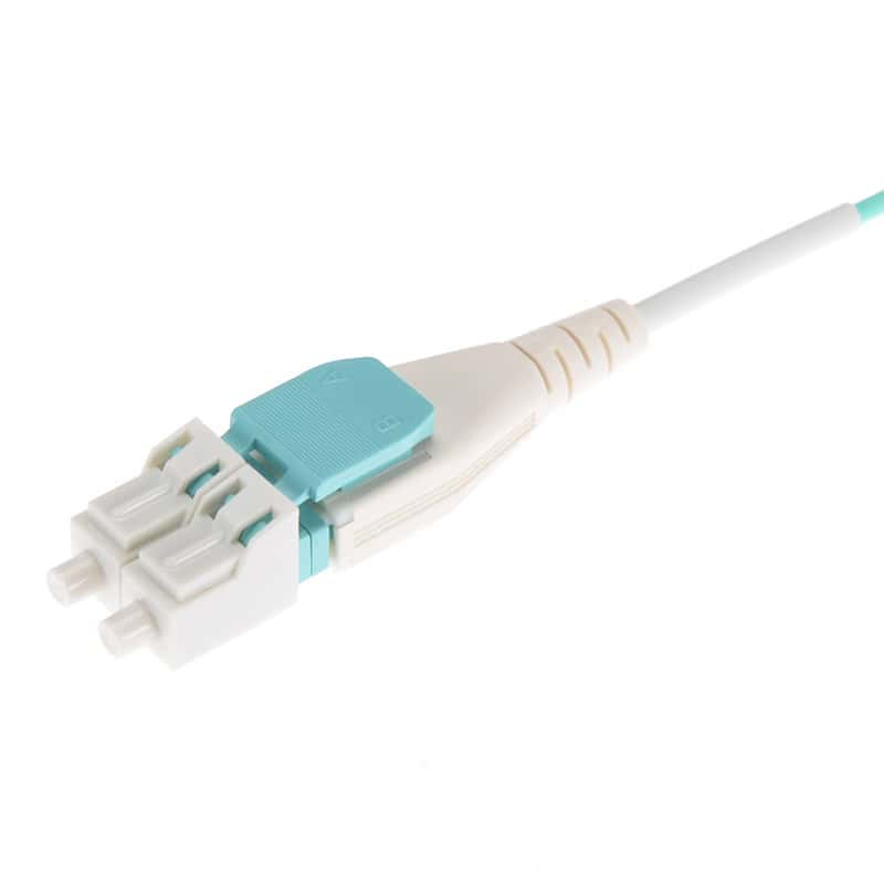 LC/Upc to LC/Upc Polarity Reversible Om3 Om4 Uniboot Duplex Patch Cord