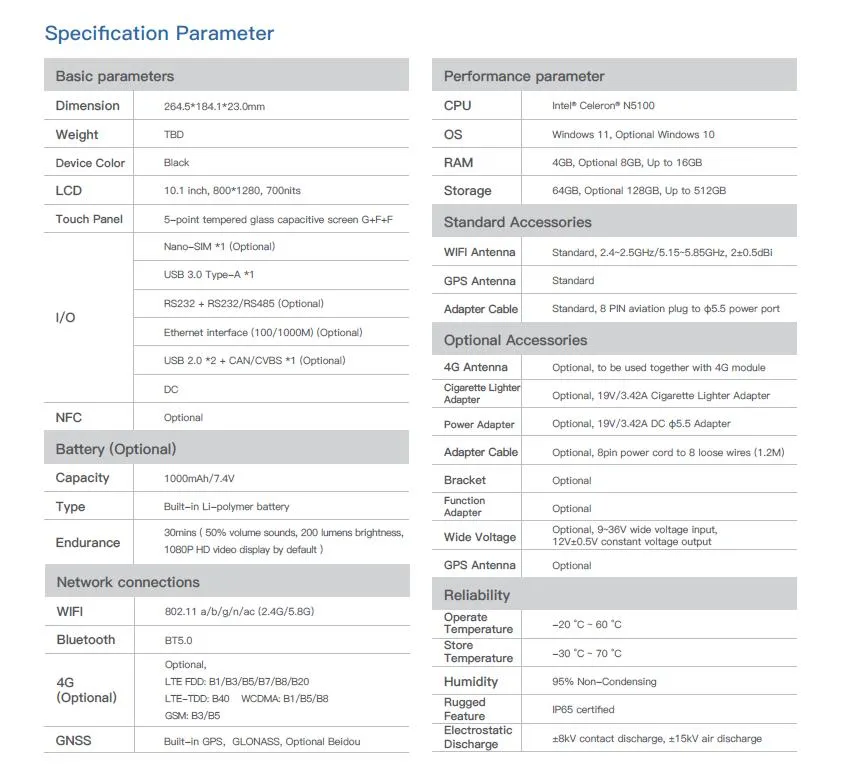 Vehicle-mount Terminal Front