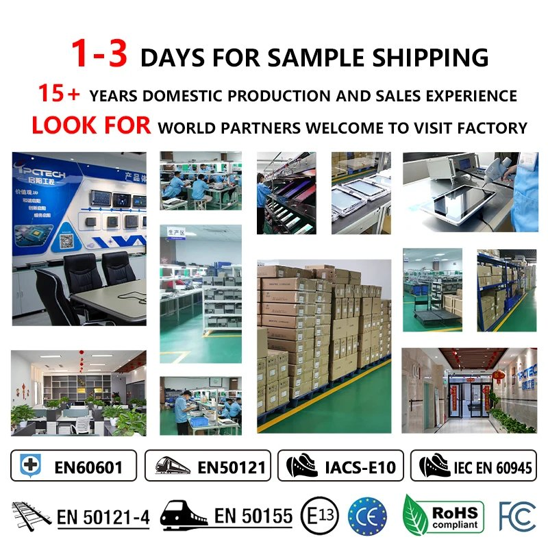 OEM/ODM Embedded Fanless J1900/I5-4260u/I5-6200u/I5-7200u/I5-8260u/I5-10210 Industrial in-Vehicle Computer Car Panel PC for Intelligent Transportation