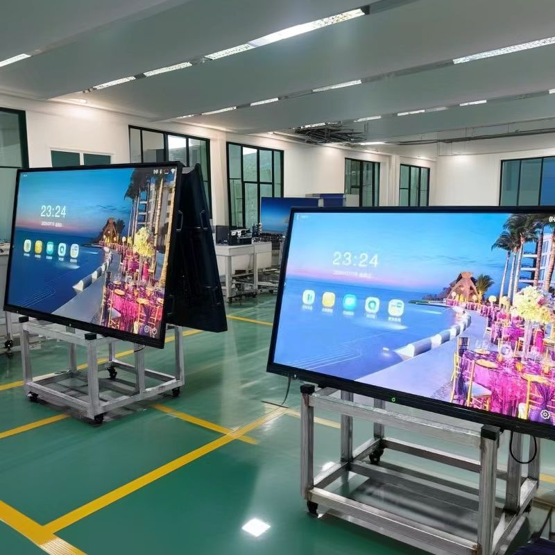 55 65 75 86 Smart Android LCD 4K Factory Flat Screen HD LCD LED Best Smart Interactive Panel