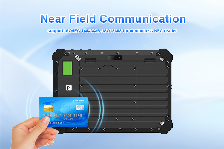 ODM/OEM 10.1 Inch Handheld Rugged Tablet Computer Industrial IP65 Waterproof GPS NFC for Warehouse Z240