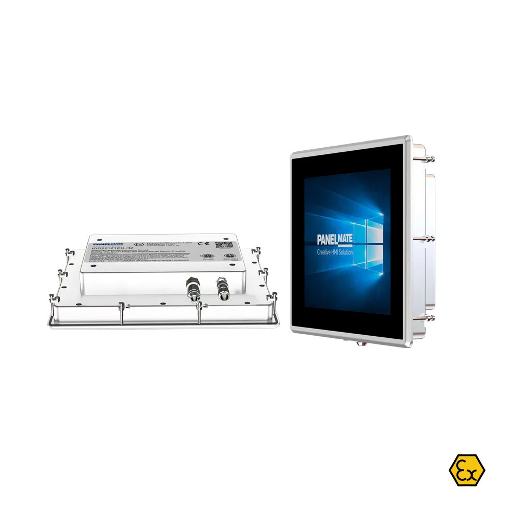 12.1 Inch Industrial ATEX Touchscreen Idd-Link4 Port Display with Kvm Industrial Touchscreen