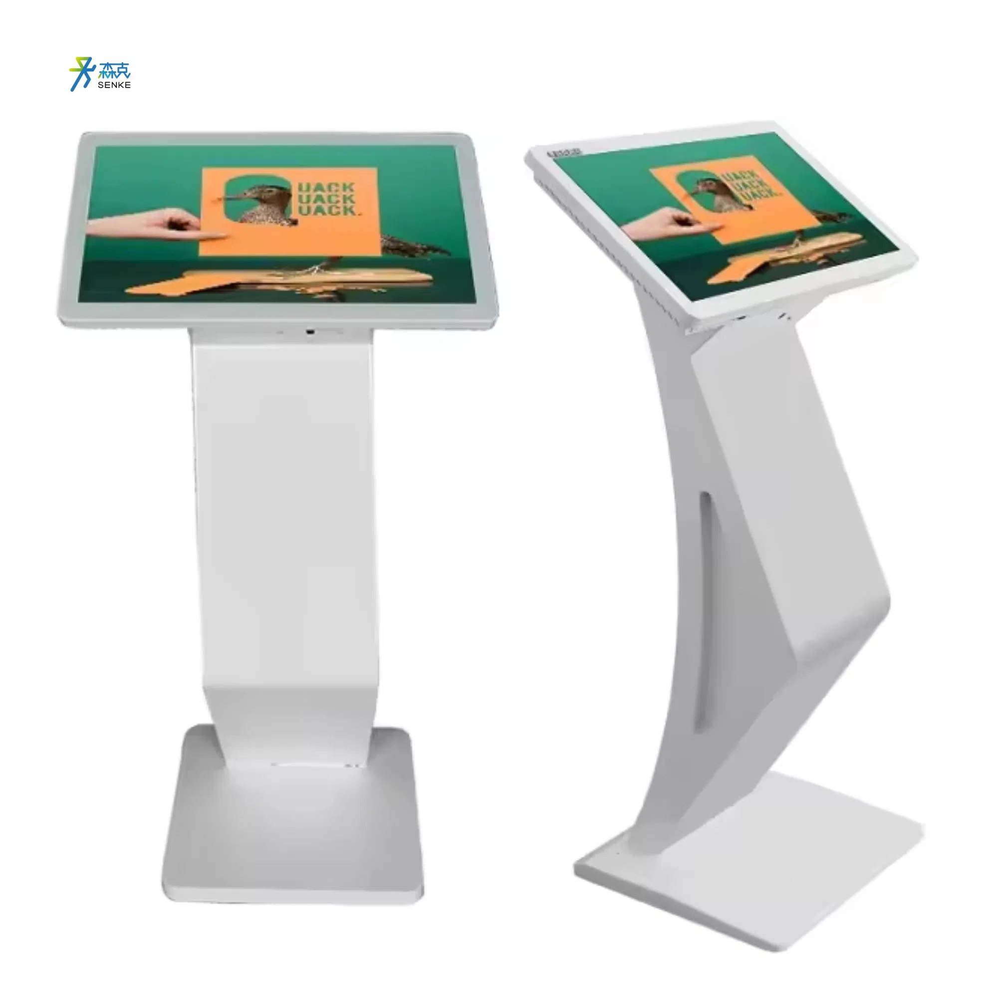 Android 55 Inch All in One PC Touch Screen Monitors Billboard Touch Screen Information Kiosk Queue Management System