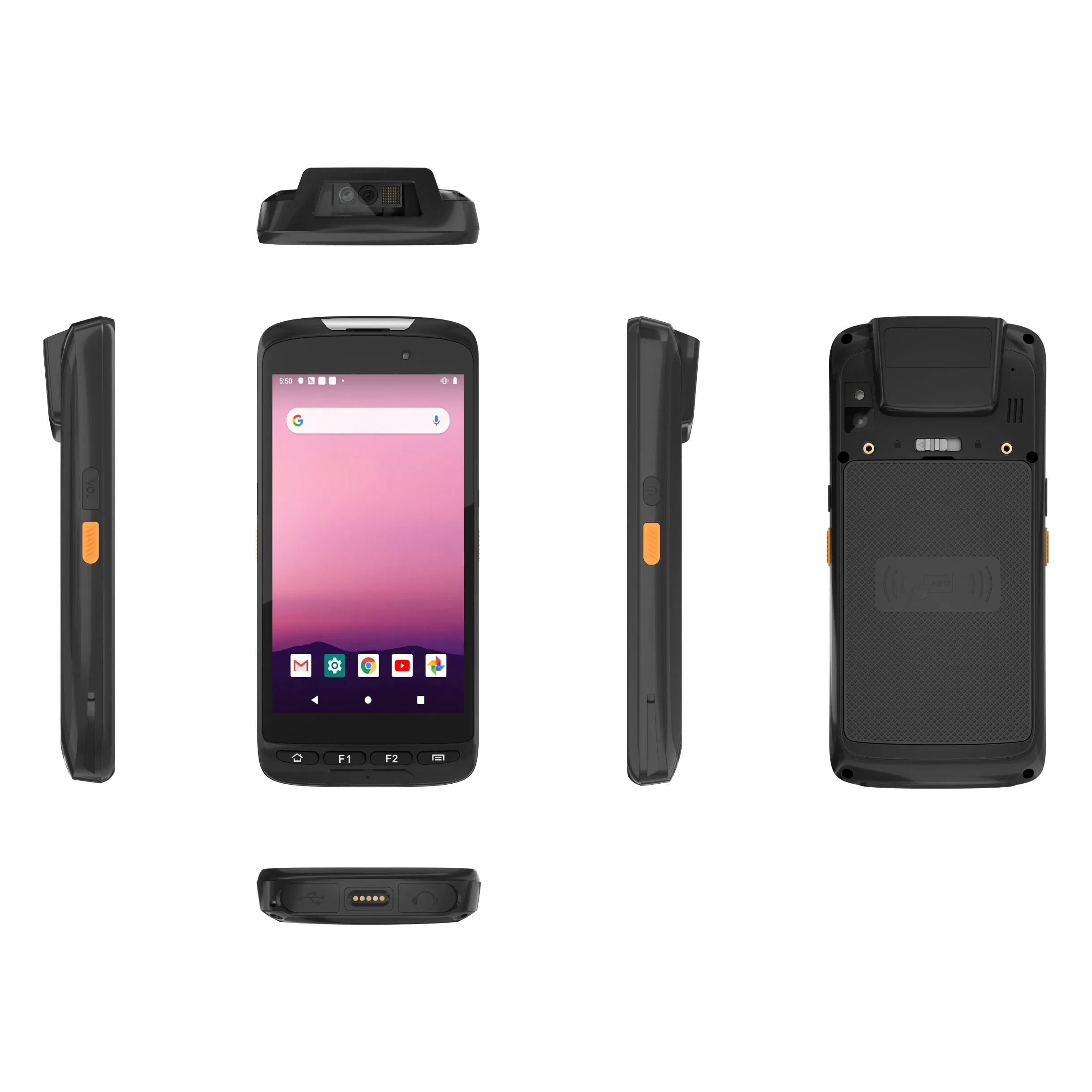 5'' Andriod Rugged Handheld IP65 Strong Handheld Mobile Computer