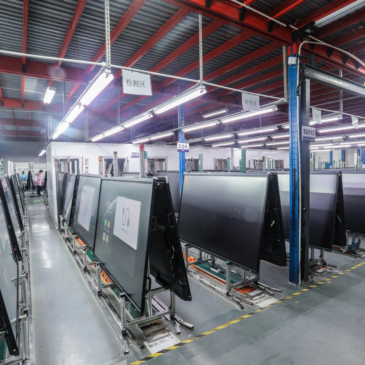 New 65 Inch Multi Infrared LED Touch Computer Touch Interactive Flat Smart Board Conference Wall Mounted Whiteboard Display LCD Miboard V14. V2 Screen Panel