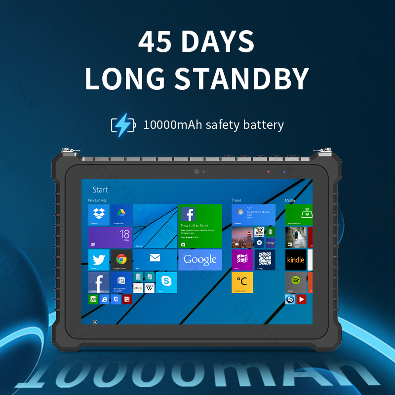 Rugged Tablet PC 10.1 Inch IP67 Waterproof N5100 Scanner Tablet Panel for Coal Mine Industrial Tablet