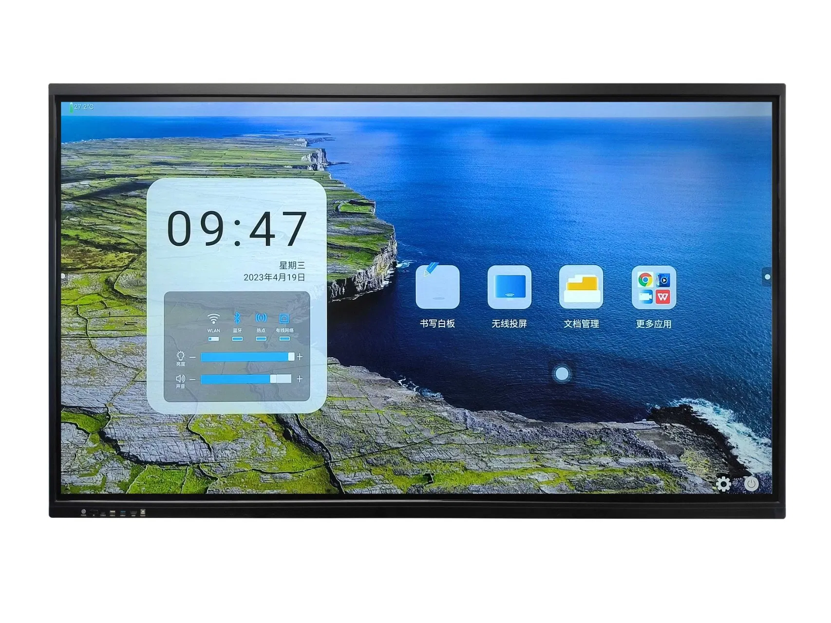 75 Inch Conference Interactive Digital Whiteboard Classroon Meeting Display