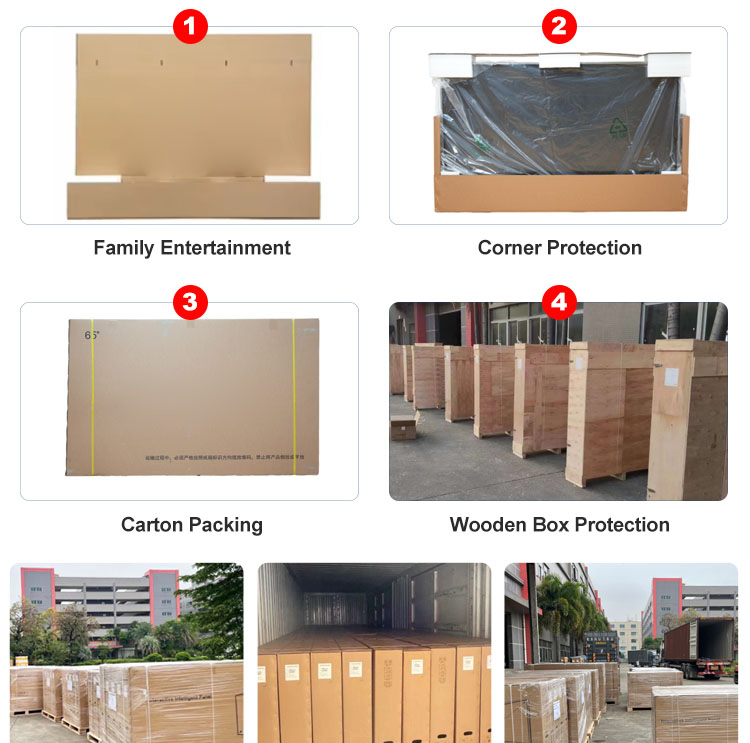 55 65 75 86 98 110 Inch Interactive Whiteboard Touch Screen All-in-One PC Smart Display for School Conference Classroom