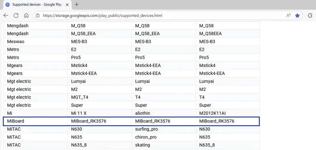 MiBoard Interactive Flat Panel Google EDLA
