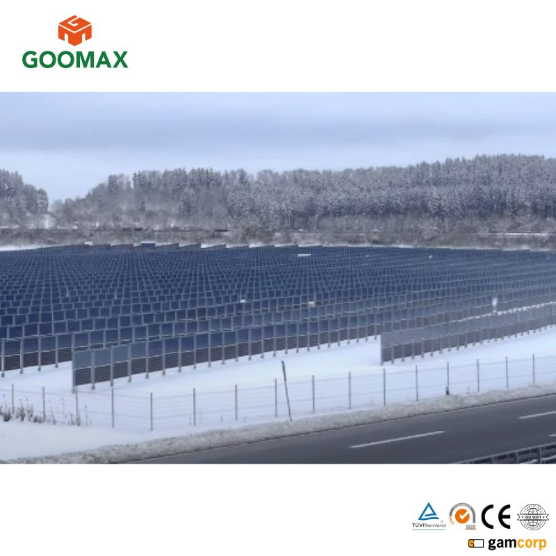 Goomax Photovoltaic Installation Solutions for Vertical Solar Power