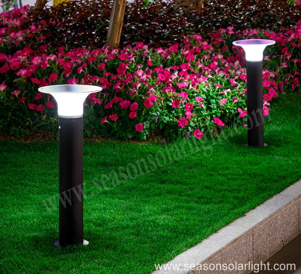 High Lumen Solar Lighting System Alu. Material Outdoor Garden LED Solar Bollard Lighting