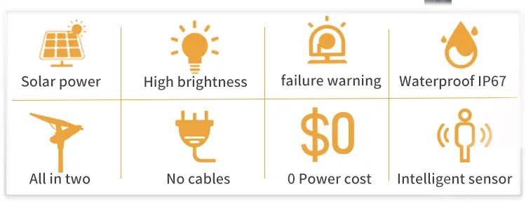 Solar Street LED Light Detail