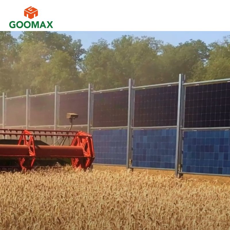 Goomax Photovoltaic Installation Solutions for Vertical Solar Power