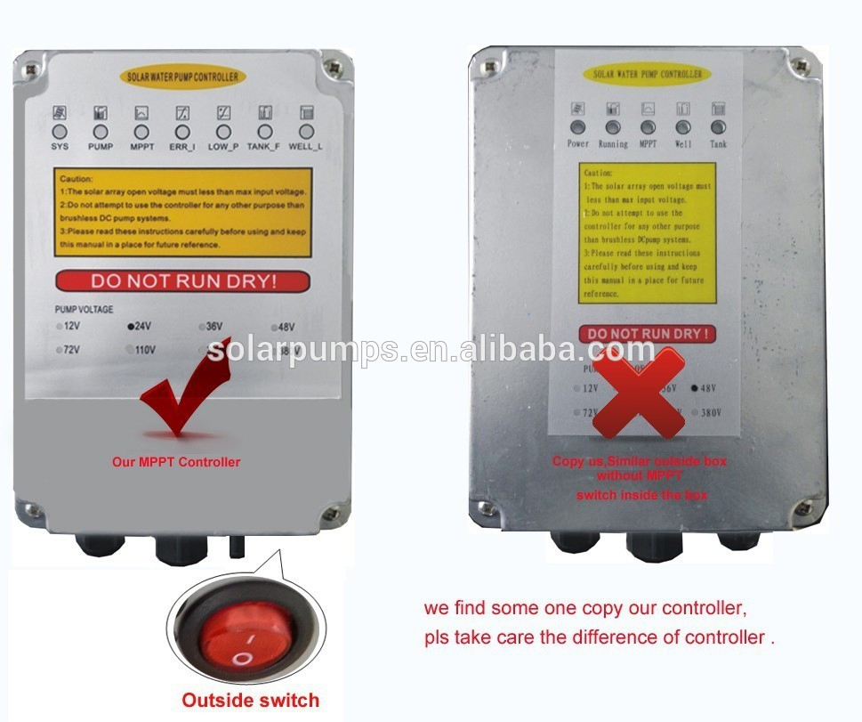 Submersible and Surface Solar Energy Water Pump System for Agriculture