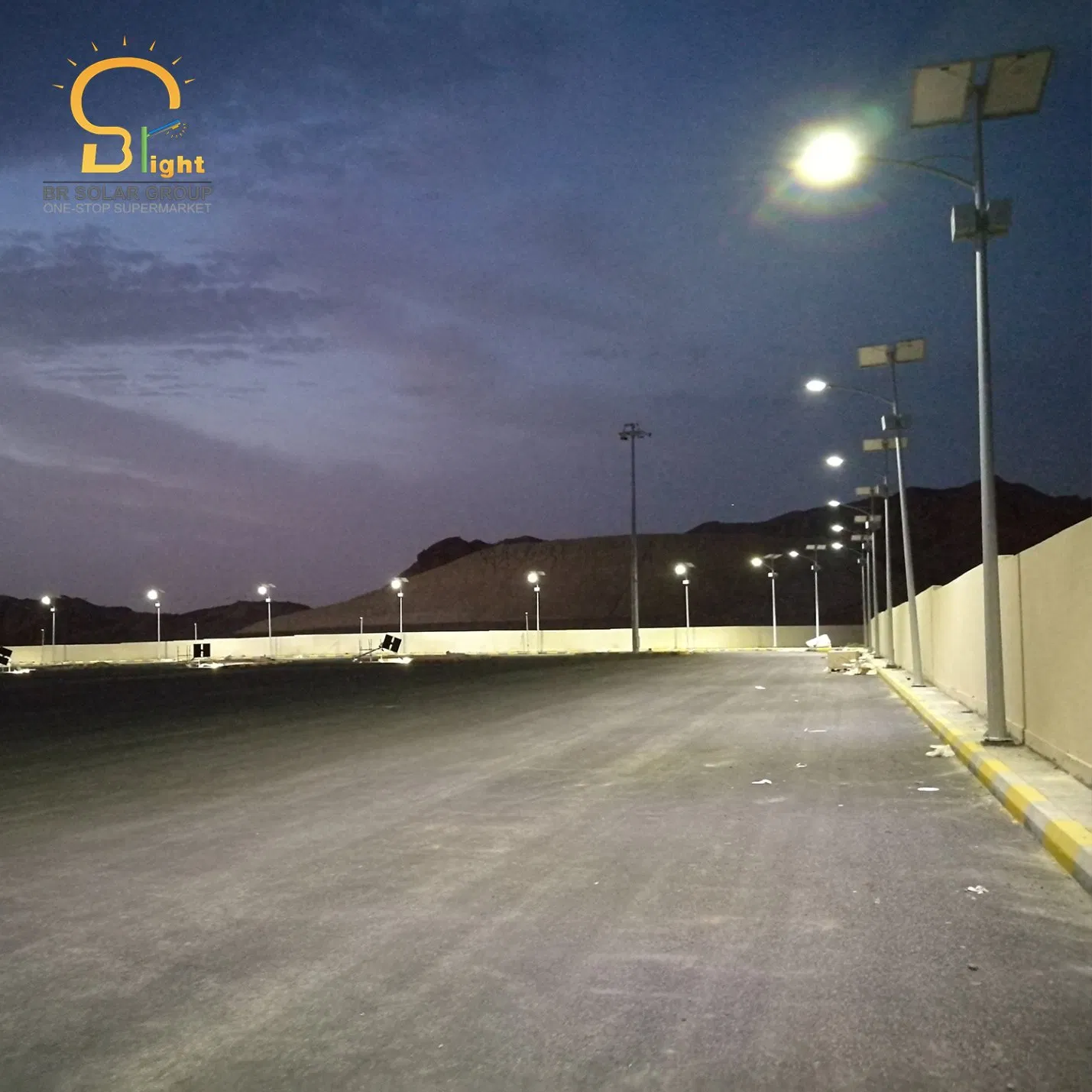 40W LED Solar Street Lighting System