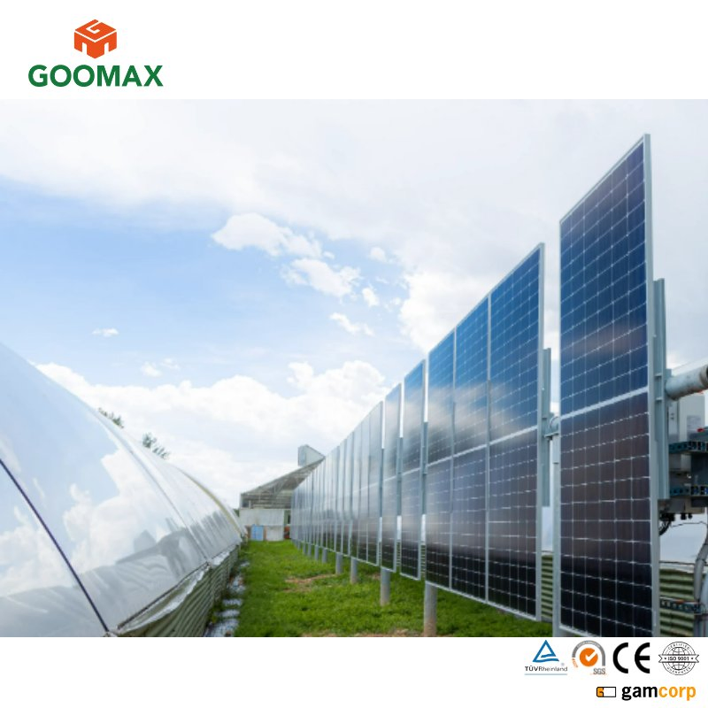 Goomax Photovoltaic Installation Solutions for Vertical Solar Power