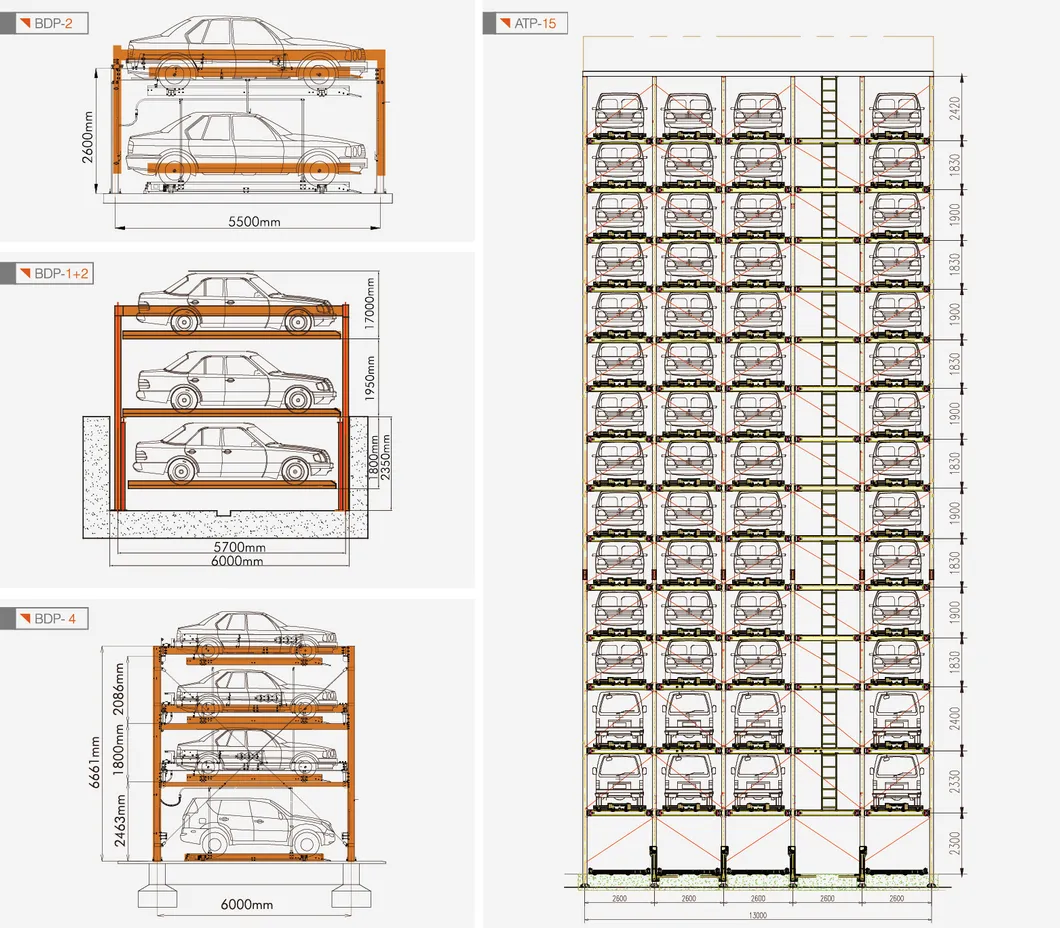 Hydraulic Car Parking System Automated Puzzle Combiparker