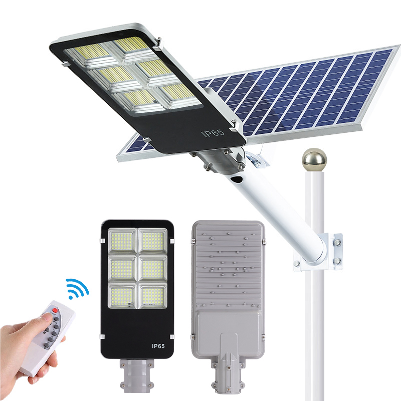 Aluminum Shell Split Solar Street Light with Solar Panel and Lithium Battery