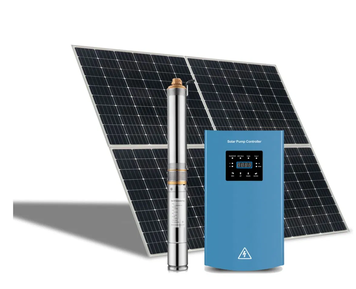 1100W High Quality Solar Submersible DC Irrigation Pump System Deep Well for Agriculture Pump System