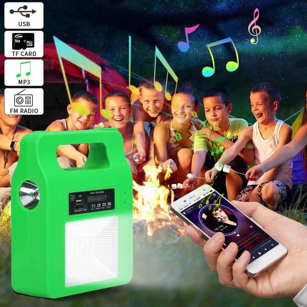 16-18$ Per Unit Solar LED System Portable Camping Emergency Home Lighting System