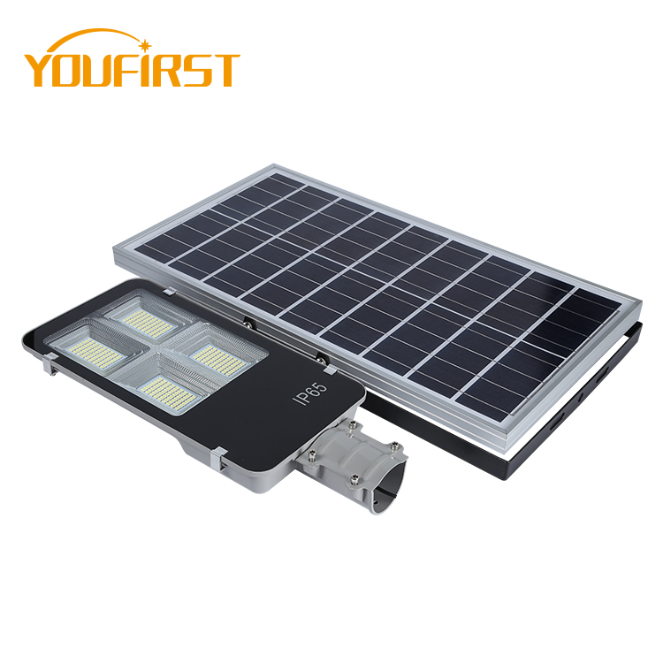 Wholesale Hot Sale Split Monocrystalline Lithium Battery Commercial 100W 200W 300W 500W Solar Street Light