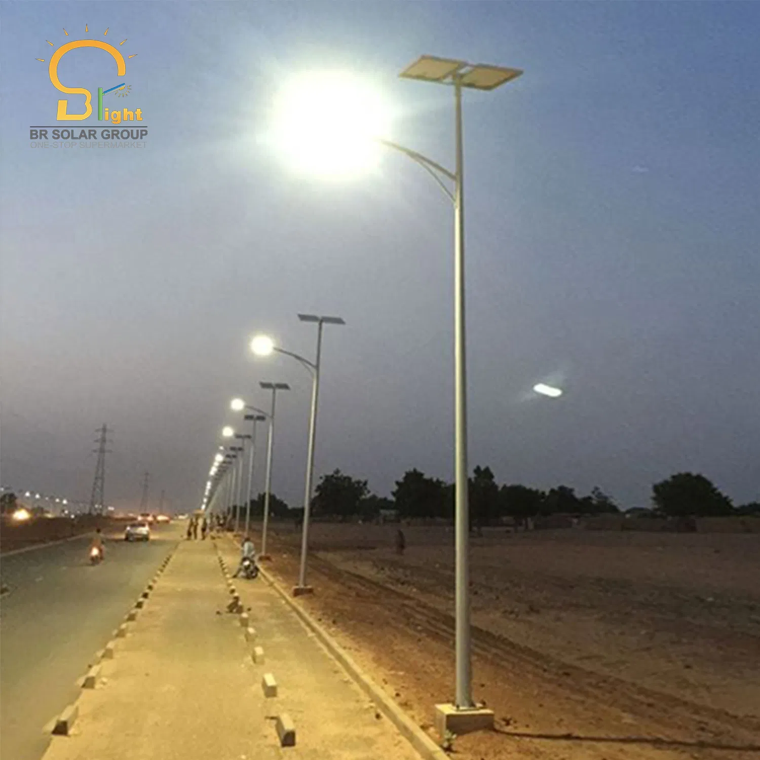 80W Solar Street Lighting System