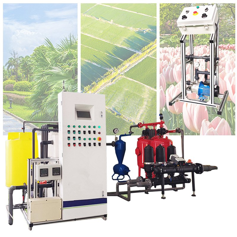Agricultural Smart Water Irrigation and Fertilization Machine Systems
